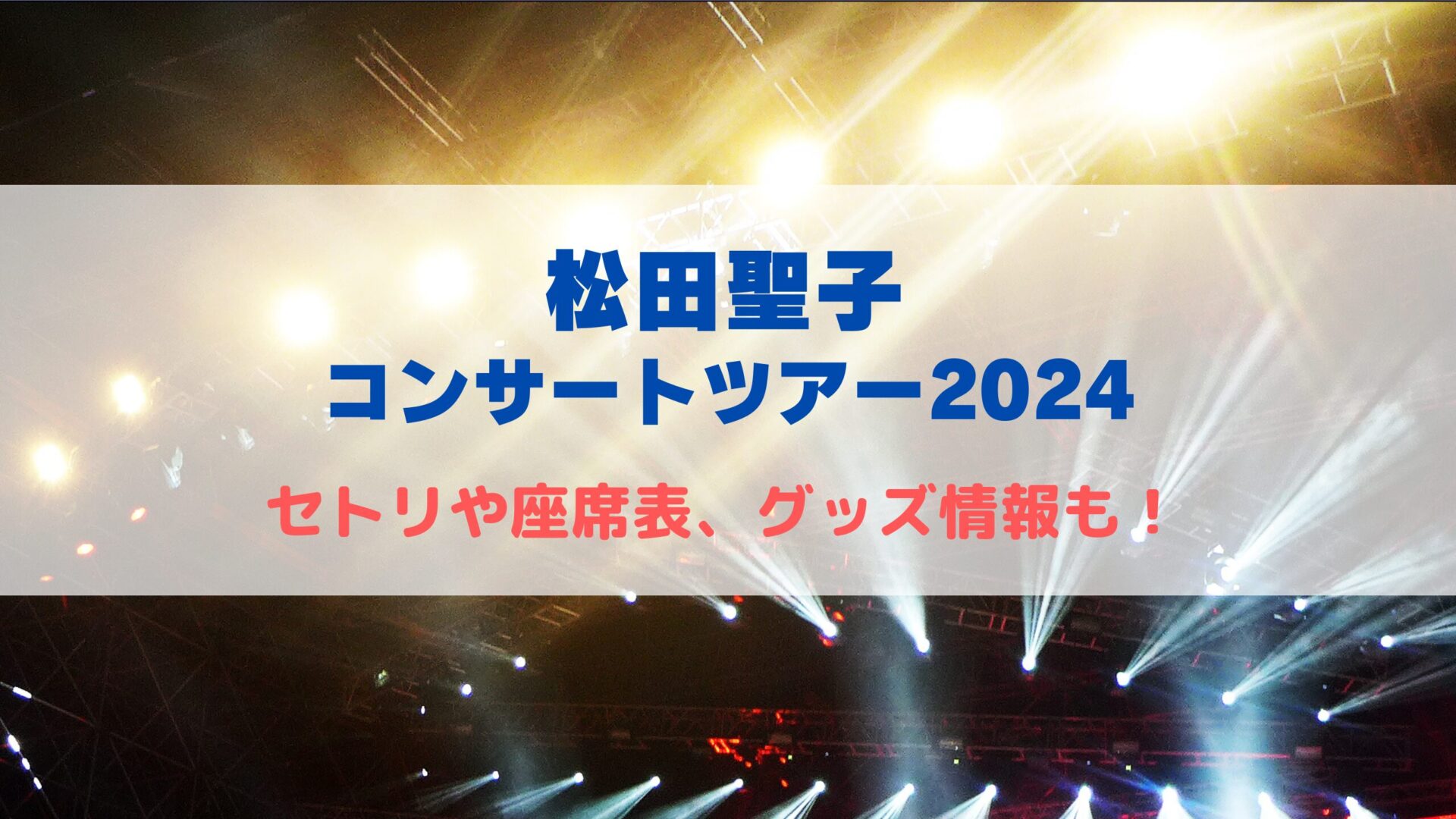 松田聖子 コンサートチケット8/24(土) 厚き